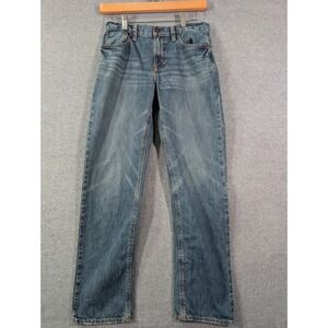 Polo Ralph Lauren 381 Slim Jeans Womens SZ 14 Blue Denim Straight Leg Y2K Style